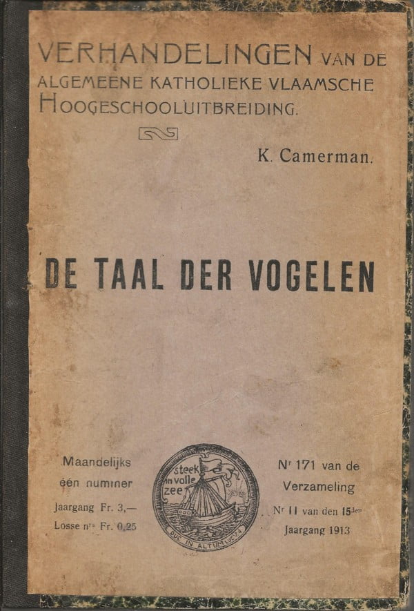 De taal der vogelen no. 171 van de Verzameling