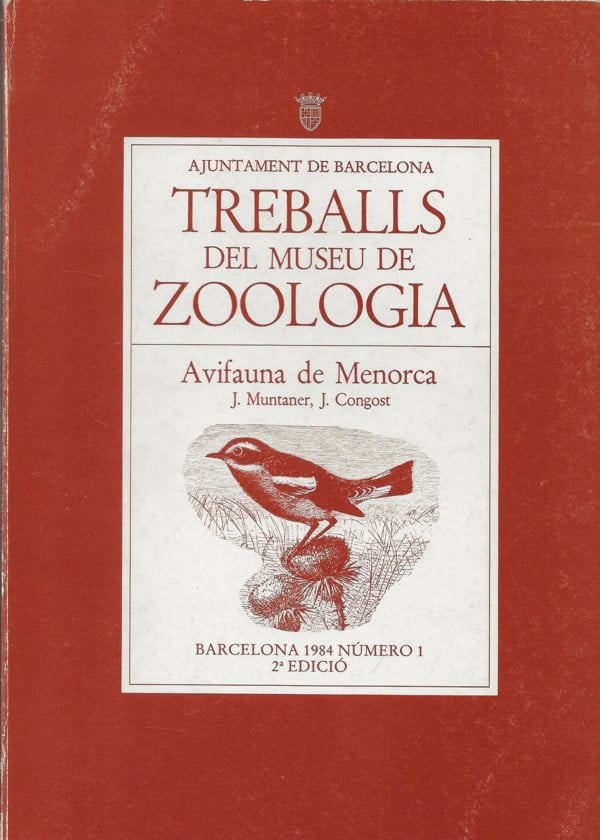 Treballs del Museu de Zoologia - Avifauna de Menorca