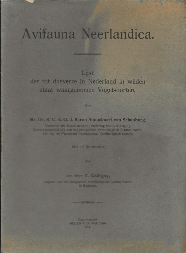 Avifauna Neerlandica (met platen)