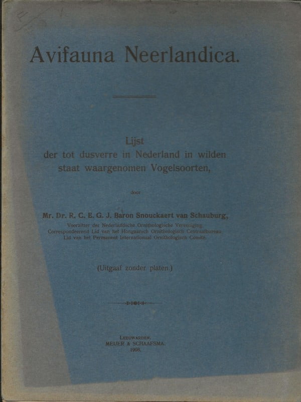 Avifauna Neerlandica