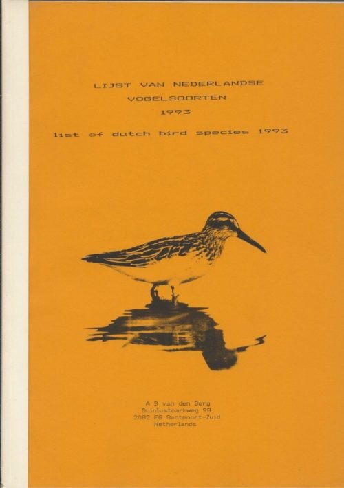 Lijst van Nederlandse Vogelsoorten 1993