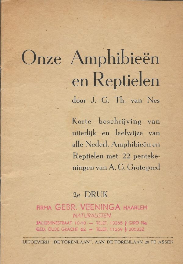 Onze Amphibieën en Reptielen