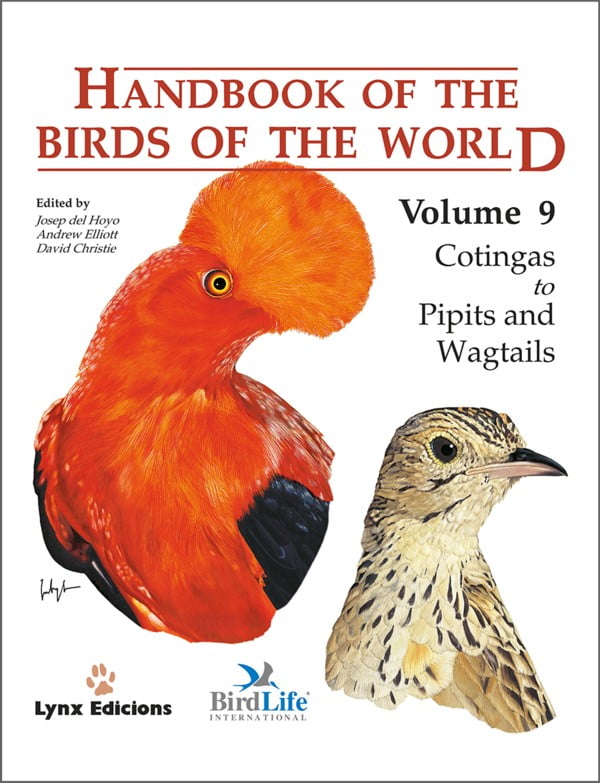 Handbook of the Birds of the World deel 9, Cotingas to Pipits and Wagtails