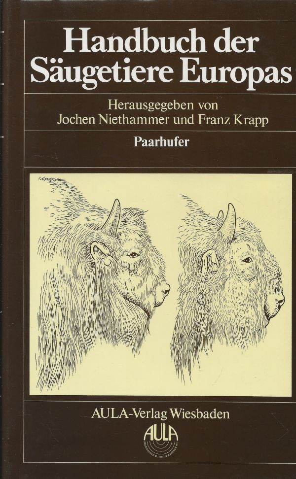 Handbuch der Säugetiere Europas - Band 2/II Paarhufer