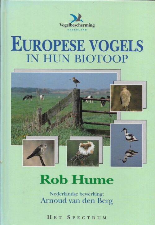 Europese vogels in hun biotoop