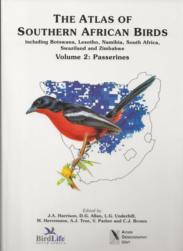 The Atlas of Southern African Birds, including Botswana, Lesotho, Namibia, South Africa, Swaziland and Zimbabwe Volume 1 en 2 - Afbeelding 2